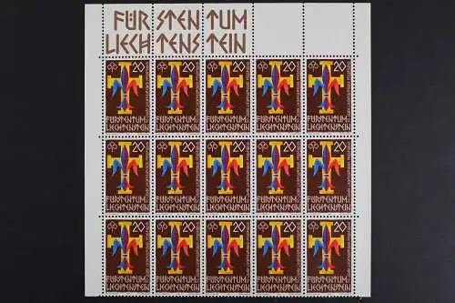 Liechtenstein, MiNr. 773, 15er Bogenteil, postfrisch - 620671