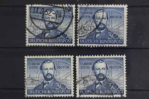 Deutschland (BRD), MiNr. 150, 4 Marken, gestempelt - 621009