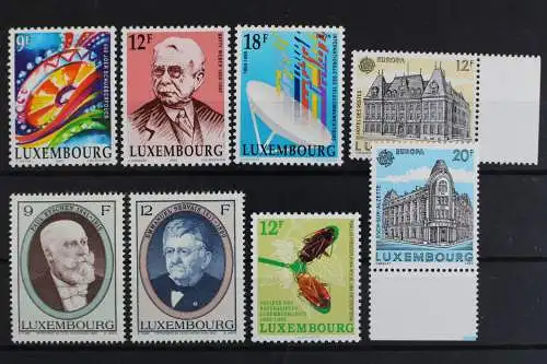 Luxemburg, Partie aus 1990, MiNr. 1240-1247,postfrisch / MNH - 621326