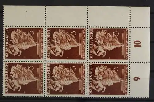 Deutsches Reich, MiNr. 768, 6er Block, Ecke re. unten, postfrisch - 624446