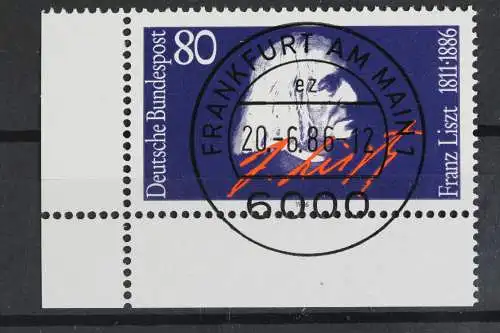 Deutschland (BRD), MiNr. 1285, Ecke li. unten, gestempelt - 622589