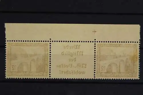 Deutsches Reich, MiNr. W 114, Oberrand m. Passerkreuz, postfrisch - 622194