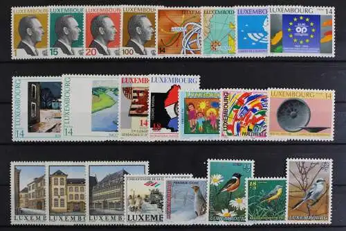 Luxemburg, MiNr. 1334-1356, Jahrgang 1994, postfrisch - 622762