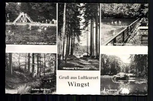 Wingst, Waldschwimmbad, Quellen, Fischteich Waldweg..... - 416132