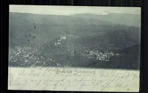 Schwarzburg, Blick auf den Ort - 416438