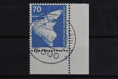 Deutschland (BRD), MiNr. 852, Ecke re. unten, FN 3, gestempelt - 622791