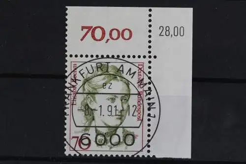 Deutschland (BRD), MiNr. 1489, Ecke re. oben mit KBWZ, F/M, gestempelt - 622848