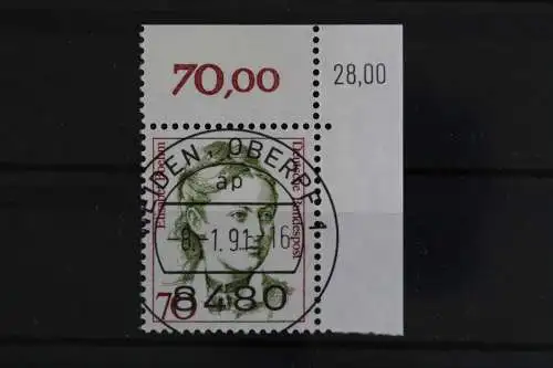 Deutschland (BRD), MiNr. 1489, Ecke re. oben mit KBWZ, Weiden, gestempelt - 625201