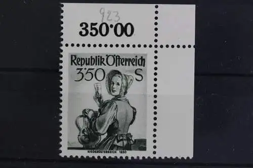 Österreich, MiNr. 923, Ecke re. oben, postfrisch - 624823