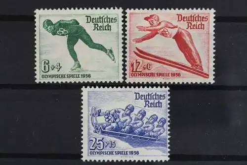 Deutsches Reich, MiNr. 600-602, Falz - 624893