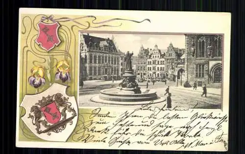 Bremen, Marktplatz, Prägewappen - 416649