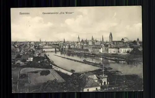 Bremen, Gesamtansicht "Die Weser" - 416678