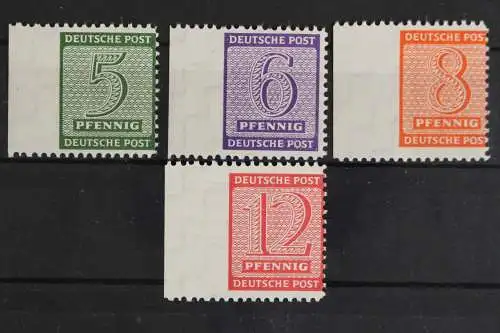 SBZ, MiNr. 116-119 B X, linker Rand, postfrisch, BPP Signatur - 625449