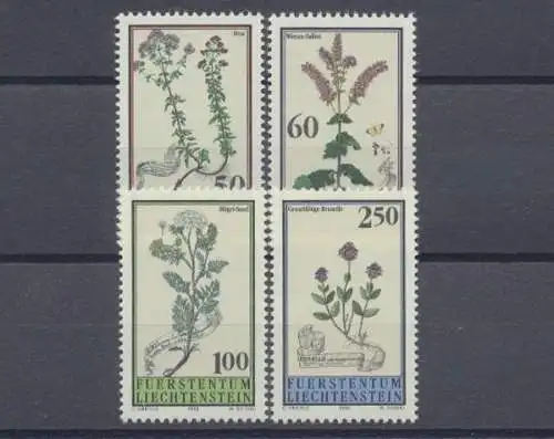 Liechtenstein, Blumen, MiNr. 1069-1072, postfrisch - 693761