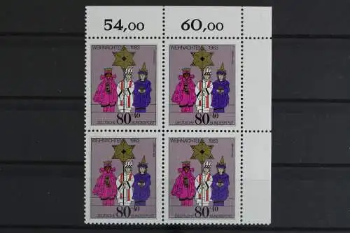 Deutschland (BRD), MiNr. 1196, 4er Block, Ecke re. oben, postfrisch - 625252