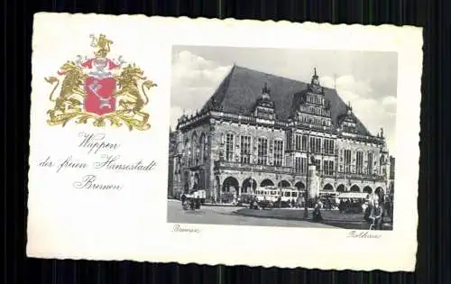 Bremen, Rathaus, Prägewappen - 416648