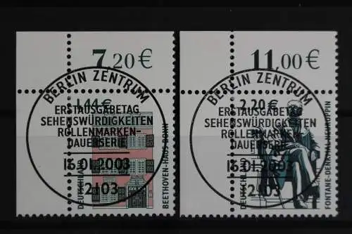 Deutschland (BRD), MiNr. 2306-2307, Ecken links oben, ESST - 626395