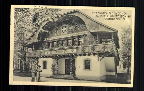 Dresden, Internationale Hygieneausstellung 1911, Schweizer Pavillon - 416795