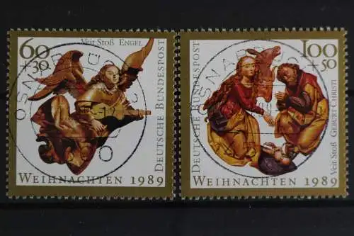 Deutschland (BRD), MiNr. 1442-1443, zentr. Stempel, gestempelt - 626447