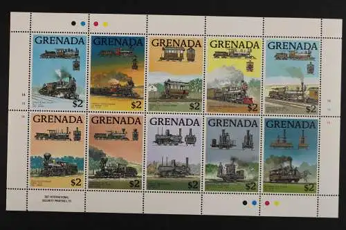 Grenada, Eisenbahn, MiNr. 1931-1940 KB, postfrisch - 623973