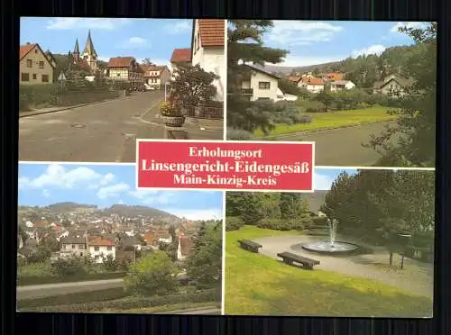 Linsengericht-Eidengesäß, Main-Kinzig-Kreis, 4 Bilder Karte - 417476