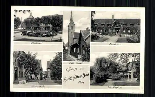 Salzgitter, Marktplatz, Kirche, Badehaus, Marktstraße, Kurpark - 416532