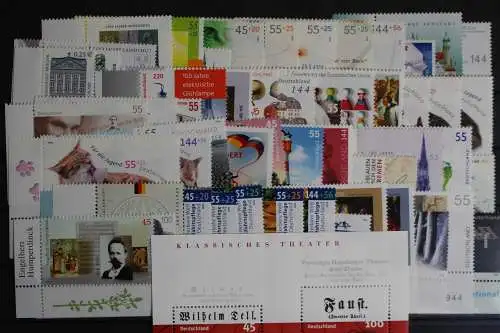 Deutschland, MiNr. 2374-2433, Jahrgang 2004, Ecke links unten, postfrisch - 625936