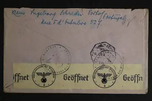 Portugal, Luftpostbrief nach Berlin, Zensurvermerke, 1941 - 510887