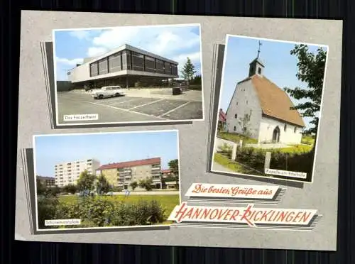 Hannover-Ricklingen, Freizeitheim, Kapelle am Edelhofe, Schünemannplatz - 416999