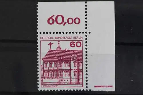 Berlin, MiNr. 611, Ecke re. oben, Plattenzeichen, postfrisch - 625853