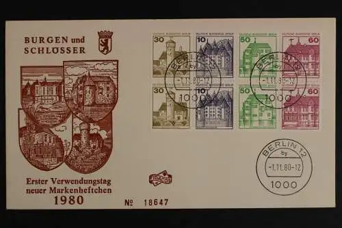 Berlin, MiNr. H-Blatt 20, Tagesstempel Berlin, Brief - 510534