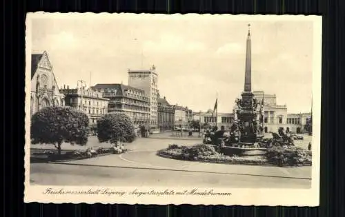 Leipzig, Augustusplatz mit Mendebrunnen - 416754