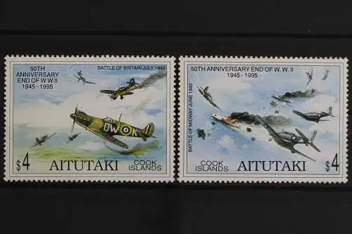 Aitutaki, Flugzeuge, MiNr. 740-741, postfrisch - 630307