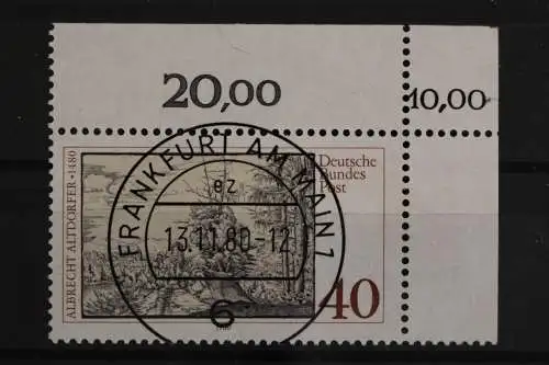 Deutschland (BRD), MiNr. 1067, Ecke re. oben mit Kbwz, gestempelt - 627502