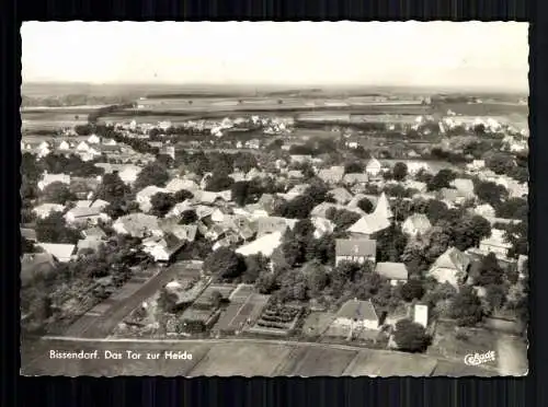 Bissendorf, a. d. Wietze, Tor zur Heide, Blick auf den Ort, Luftbild - 417673