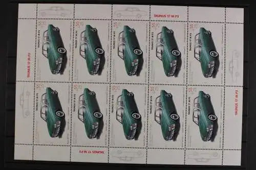 Deutschland (BRD), MiNr. 2365, Kleinbogen Automobile, postfrisch - 630576