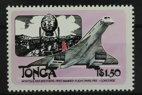 Tonga, Flugzeuge, MiNr. 845, selbstklebend, postfrisch - 630215