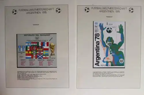 Fussballweltmeisterschaft Argentinien 1978, im Lindner Vordruck - 702774