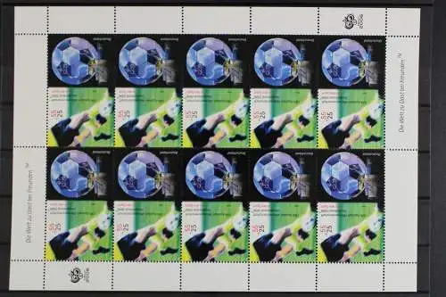 Deutschland, MiNr. 2440, Kleinbogen Fußball WM 2006, postfrisch - 630642