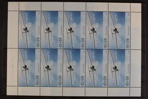 Deutschland, MiNr. 2649, Kleinbogen, Segelflugzeug, postfrisch - 630898