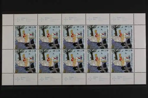 Deutschland, MiNr. 3058, Kleinbogen, Hänsel & Gretel, postfrisch - 631017