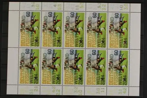 Deutschland, MiNr. 3095, Kleinbogen, Fußball, postfrisch - 631038