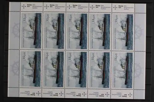 Deutschland, MiNr. 2811, Kleinbogen, Schnelldampfer, postfrisch - 631195