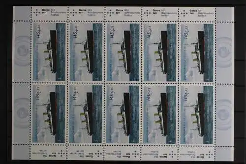 Deutschland, MiNr. 2812, Kleinbogen, Schnelldampfer, postfrisch - 631196