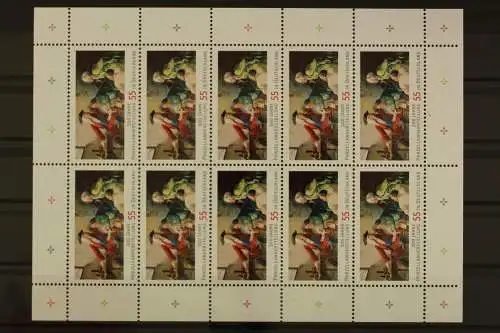 Deutschland, MiNr. 2805, Kleinbogen, Porzellan, postfrisch - 631191