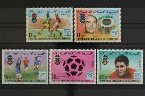 Mauretanien, MiNr. 615-619 A, Fußball WM 1978, postfrisch - 631616