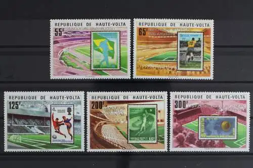 Obervolta, MiNr. 740-744, Fußball WM 1978, postfrisch - 631632