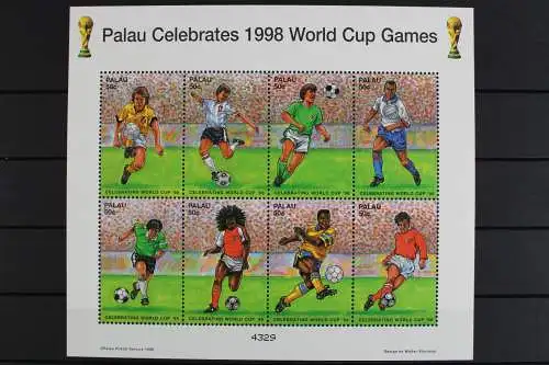 Palau, MiNr. 1342-1349, Kleinbogen, Fußball, postfrisch - 632403