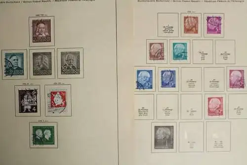 Deutschland (BRD) 1951-1959, gestempelte Sammlung - 702690