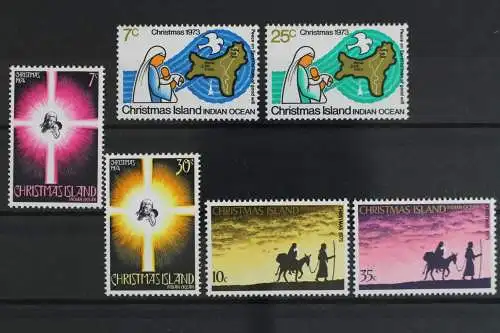 Weihnachtsinseln, MiNr. 59-64, Weihnachten, postfrisch - 632704